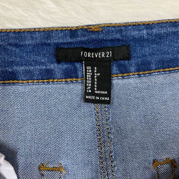 Forever 21  fish cut jeans skirt - Picture 6 of 7